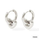 XINGX Earrings Stainless Steel Glossy Earrings – Practical Gifts — 12