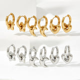 XINGX Earrings Stainless Steel Glossy Earrings – Practical Gifts — 15