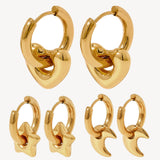 XINGX Earrings Stainless Steel Glossy Earrings – Practical Gifts — 3