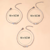 Love Heart Charms Chain Bracelets For Sisters Best – Gifts for Couples — 2