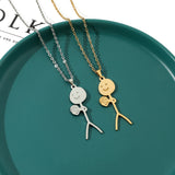 Funny Design Sense Basketball Little Man Necklace – Jewelry Gift Ideas — 7