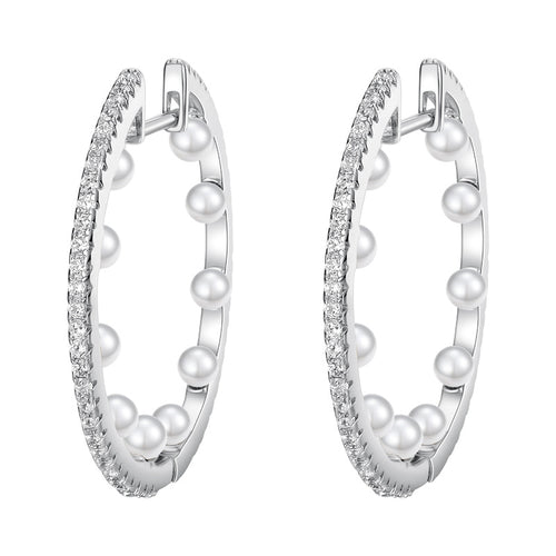 925 Sterling Silver Personalized Fashion Pearl Round – Stylish Gifts — 1