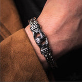 Men's Vintage Engraving Titanium Steel Bracelet – Jewelry Gift Ideas — 5
