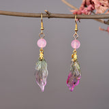 Earrings Vintage Tassel Long Purple – Holiday Gift Ideas — 12