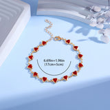 Sweet Beaded Candy Color Heart Bracelet – Jewelry Gift Ideas — 7