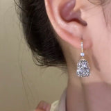 Full Diamond Square Cold Style All-match Earrings – Stylish Gifts — 5