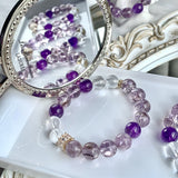 DIKAI Natural Crystal Bracelet Amethyst DIY – Jewelry Gift Ideas — 3