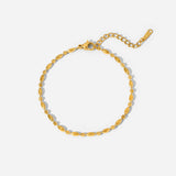Fashion Simple Ladies Oval Bead Bracelet – Stylish Gifts — 12