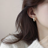 Silver Stud Earrings High Sense French – Special Occasion Gifts — 7