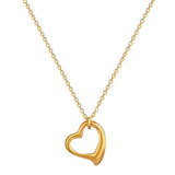 Simple Bracelet Love Heart Furnace Real Gold Cold – Jewelry Gift Ideas — 6