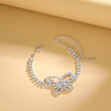 Accessories Full Diamond Butterfly Anklet Multi-layer – Stylish Gifts — 1
