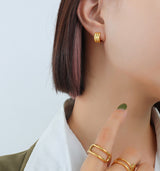 Light Luxury Exquisite Small C- Shaped Earrings – Small Gift Ideas — 13
