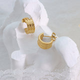 Light Luxury Exquisite Small C- Shaped Earrings – Small Gift Ideas — 8