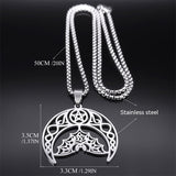 Stainless Steel Men's And Women's Silver Necklace – Jewelry Gift Ideas — 8