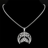Stainless Steel Men's And Women's Silver Necklace – Jewelry Gift Ideas — 13