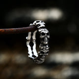 Ornament Vintage Stainless Steel Skull Ring For Men – Gifts for Him — 5
