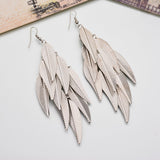 Retro Style Willow Leaf Long Women's Earrings – Stylish Gifts — 3