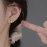 Women's Tulip 925 Sterling Silver Stud Earrings – Gifts for Her — 9