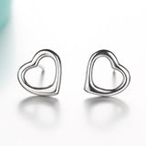 Fashion Version Hollow Heart Shape Stud Earrings – Stylish Gifts — 6