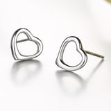 Fashion Version Hollow Heart Shape Stud Earrings – Stylish Gifts — 8