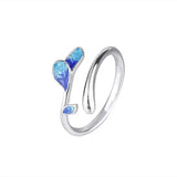 Lady Temperament Artistic Enamel Branch Epoxy Ring – Useful Gifts — 4