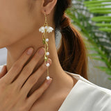 Tulip Long Tassel Earrings New Flower Earrings – Meaningful Gifts — 10