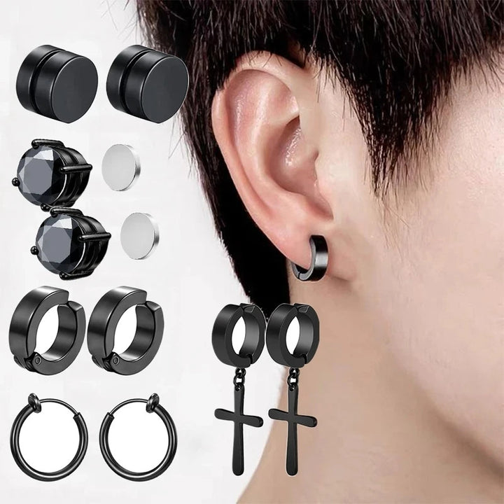 Stainless Steel Studs No Pierced Earring Ear Clip – Jewelry Gift Ideas — 1