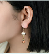 Glaze Petunia Asymmetric Earrings Retro – Surprise Gifts — 2