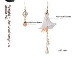 Glaze Petunia Asymmetric Earrings Retro – Surprise Gifts — 7