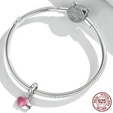 Sterling Silver S925 Love Pendant Bracelet – Jewelry Gift Ideas — 9