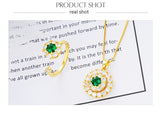 Spinning Ring Necklace Two-piece Work Zircon – Jewelry Gift Ideas — 8