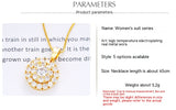 Spinning Ring Necklace Two-piece Work Zircon – Jewelry Gift Ideas — 10