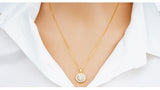 Spinning Ring Necklace Two-piece Work Zircon – Jewelry Gift Ideas — 6