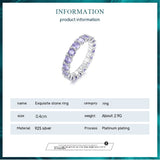 Geometric Sterling Silver S925 Refined Zircon Ring – Meaningful Gifts — 6