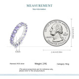 Geometric Sterling Silver S925 Refined Zircon Ring – Meaningful Gifts — 9