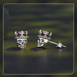 Original Halloween Pumpkin Skull Stud Earrings – Stylish Gifts — 17