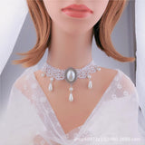 Personalized Multi-layer Crystal Lace Necklace – Jewelry Gift Ideas — 8