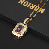 RETRO Geometric Color Zircon Necklace – Jewelry Gift Ideas — 6