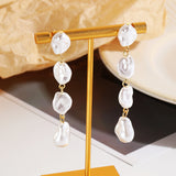 Exaggerated Irregular Baroque Pearl Earrings – Stylish Gifts — 12