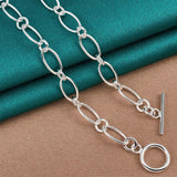 Women's Fashion Circle OT Buckle Necklace – Jewelry Gift Ideas — 4