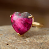 Simple Red Love Adjustable Ring – Gifts for Couples — 2