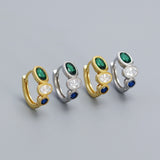 Whole Body Silver Emerald Eardrops Earrings Fashion – Stylish Gifts — 6