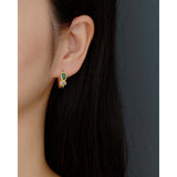 Whole Body Silver Emerald Eardrops Earrings Fashion – Stylish Gifts — 8