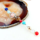 Universe Solar System Natural Stone Earrings – Holiday Gift Ideas — 9