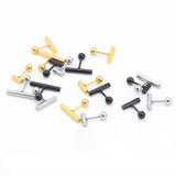 Female Minimalist Long Straight T-pole Stick Earrings – Gifts for Her — 6