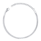 18K Gold Titanium Plated Steel Simple Bracelet – Jewelry Gift Ideas — 4