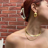 Copper Plating 18K Real Gold Egg Shell Earrings – Practical Gifts — 4