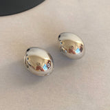 Copper Plating 18K Real Gold Egg Shell Earrings – Practical Gifts — 13