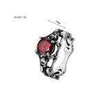 Personality Retro Skull Gem Men's Titanium Steel Ring – Gifts for Him — 6