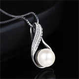 Women's Pearl Pendant Necklace S925 Sterling – Jewelry Gift Ideas — 7